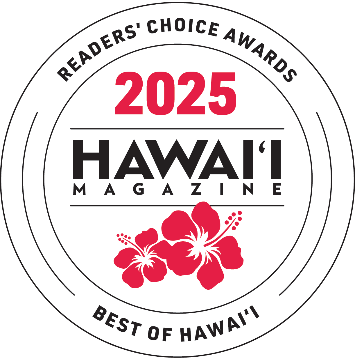 Readers' Choice Awards 2025 Hawaii Magazine Best of Hawaii.